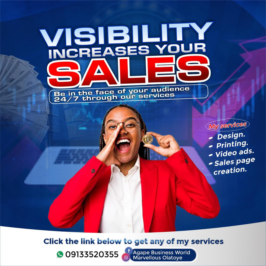Gain visibility through my design services